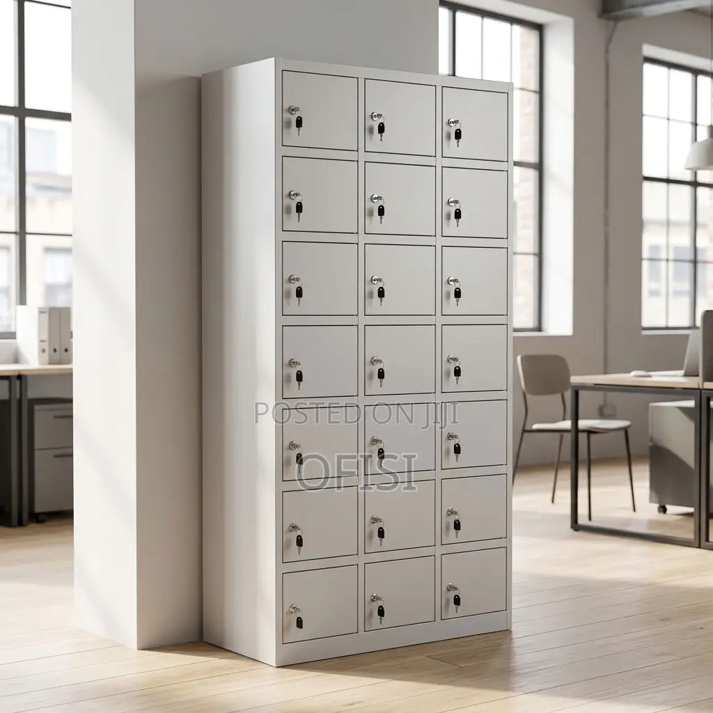 Office Cabinet; 24-Unit Office Locker Cabinet