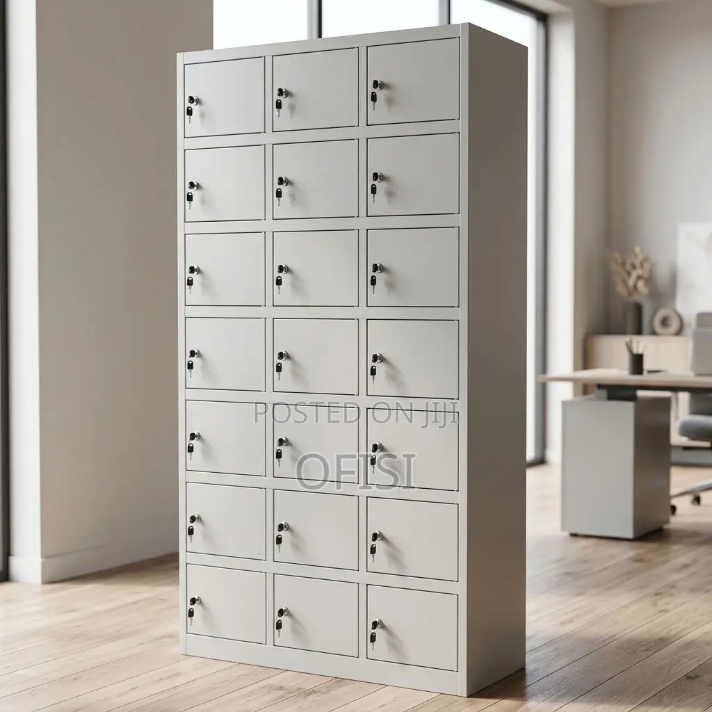Office Cabinet; 24-Unit Office Locker Cabinet