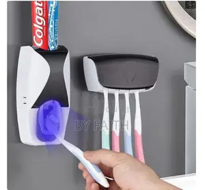 Toothbrush Holder Toothpaste Dispenser