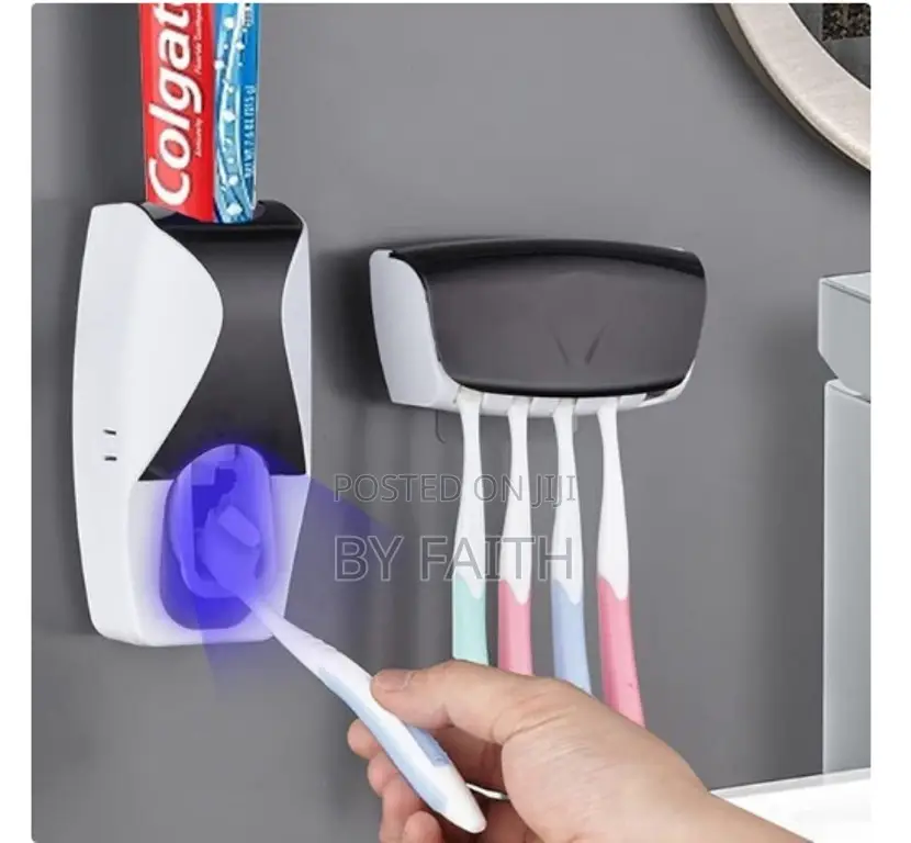 Toothbrush Holder Toothpaste Dispenser