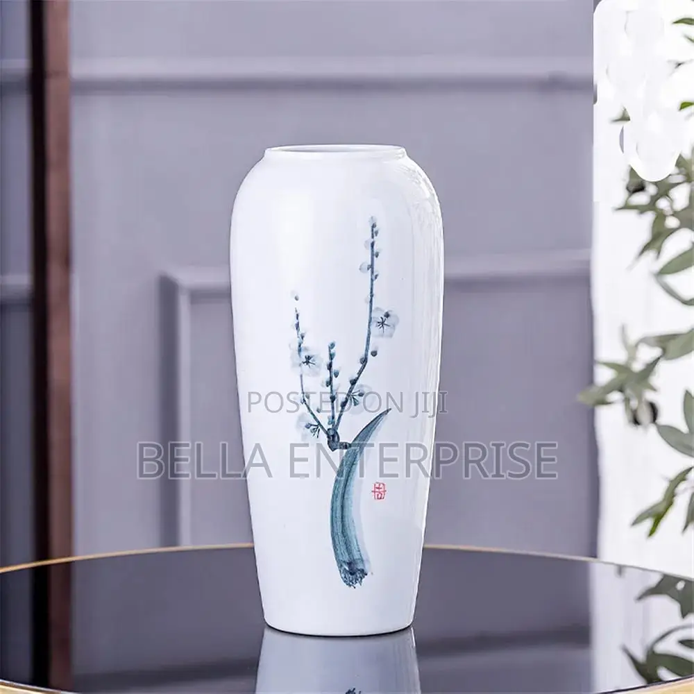 Azure Bloom Ceramic Flower Vase at Kes 4500