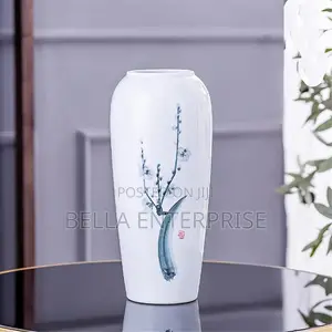 Azure Bloom Ceramic Flower Vase at Kes 4500