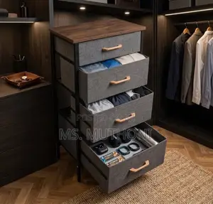  4-Drawer Fabric Storage Station 