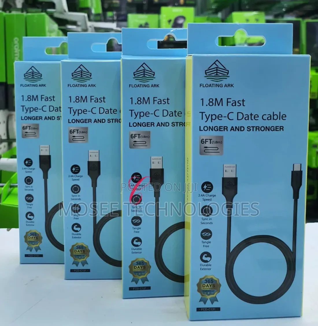 Floating Ark FCD-C131 1.8M Type-C USB Data Cable