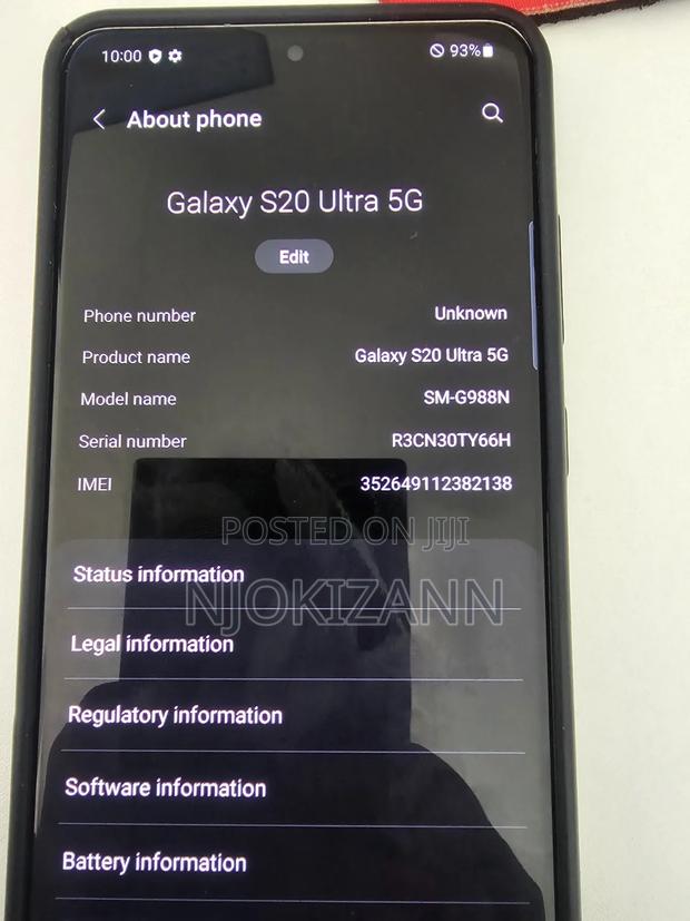 Samsung Galaxy S20 Ultra 5G 256 GB White - thumbnail 6