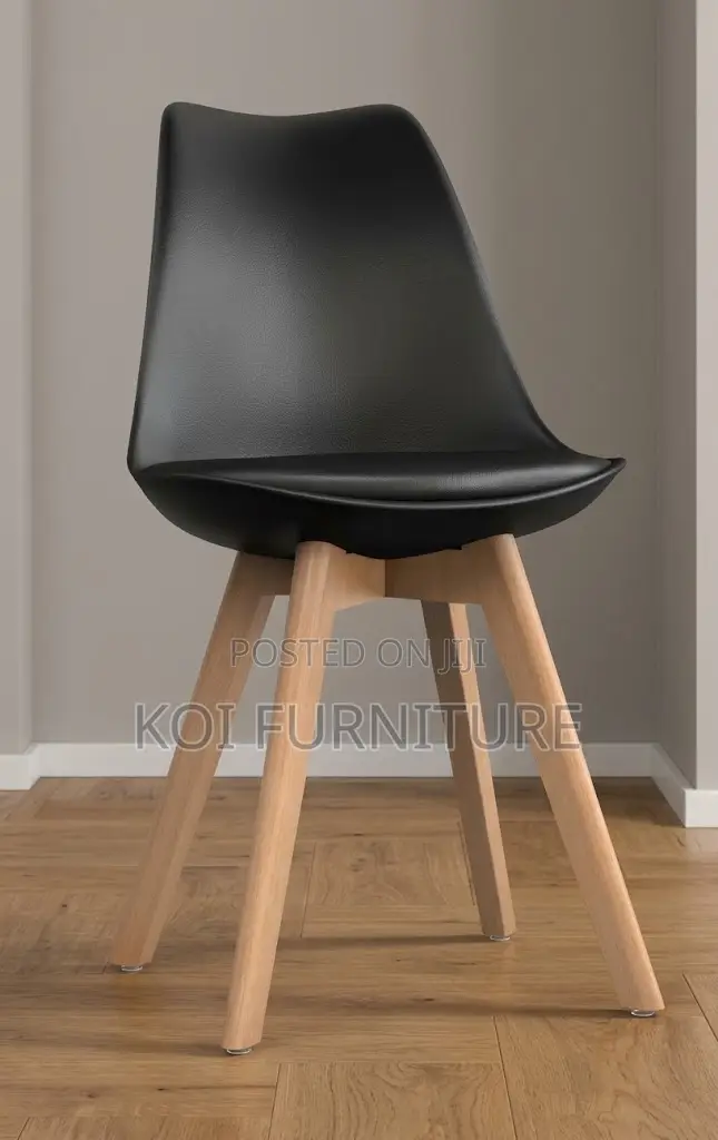 Dining Chairs; Eames Armless Cushioned Modern Dining Seat