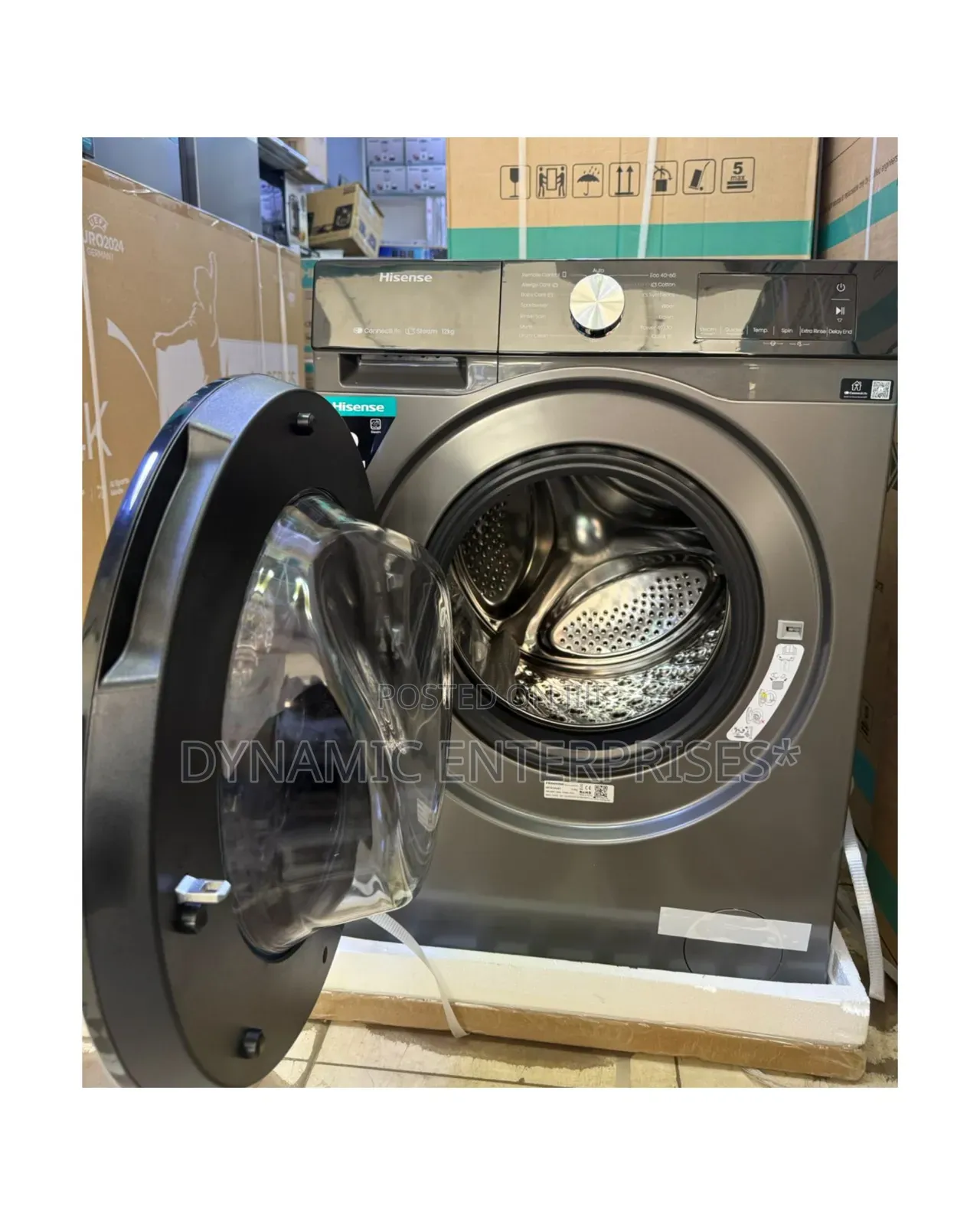 Hisense Washing Machine 12kg Wash Spin