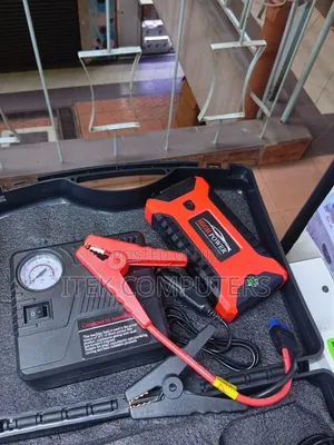 Car Emergency Power Station With 12V Jump Starting and Tyre Inflation