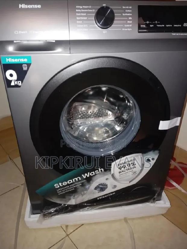 Hisense 9KG Front Load Washing Machine – Steam Wash