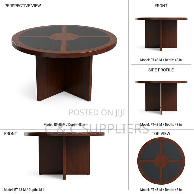 Circular Executive Conference Table - thumbnail 4