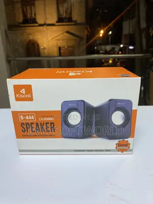 Kisonli S-444 Multimedia 2.0 Channel USB Speakers