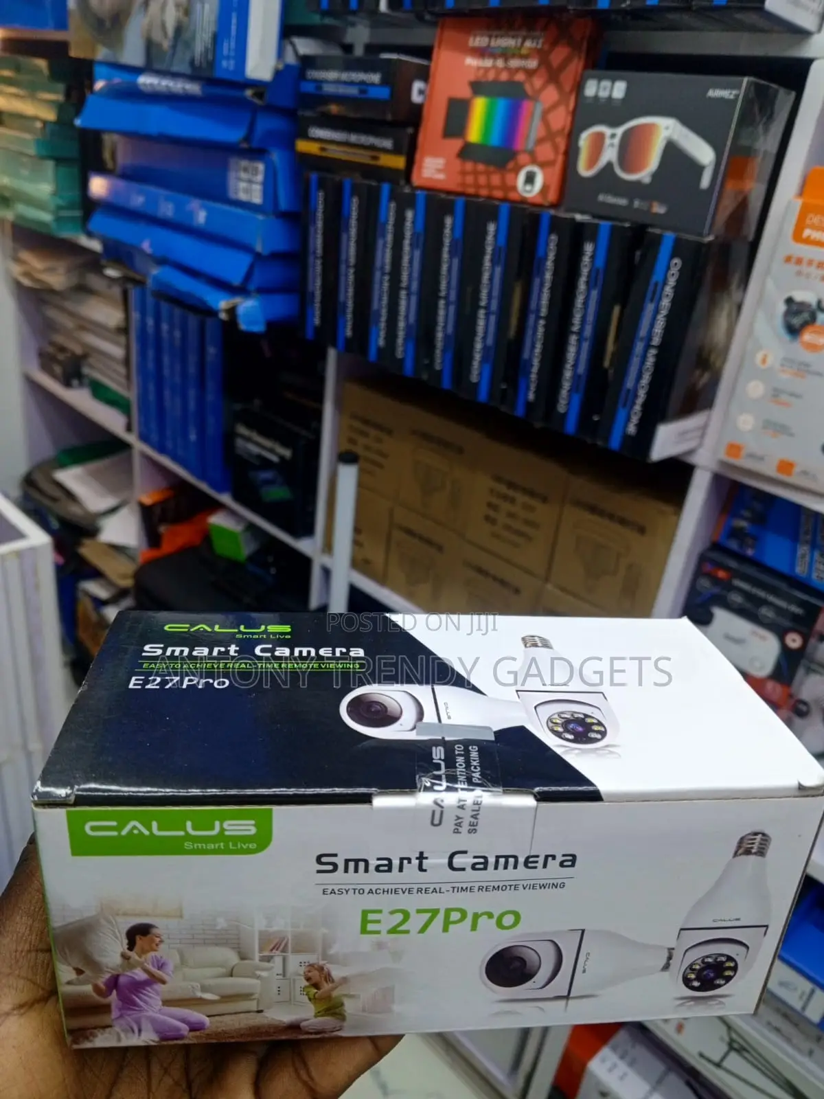 CALUS E27Pro Wireless WiFi CCTV Camera With Motion Detection