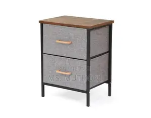 Contemporary 2-Drawer Storage Cabinet