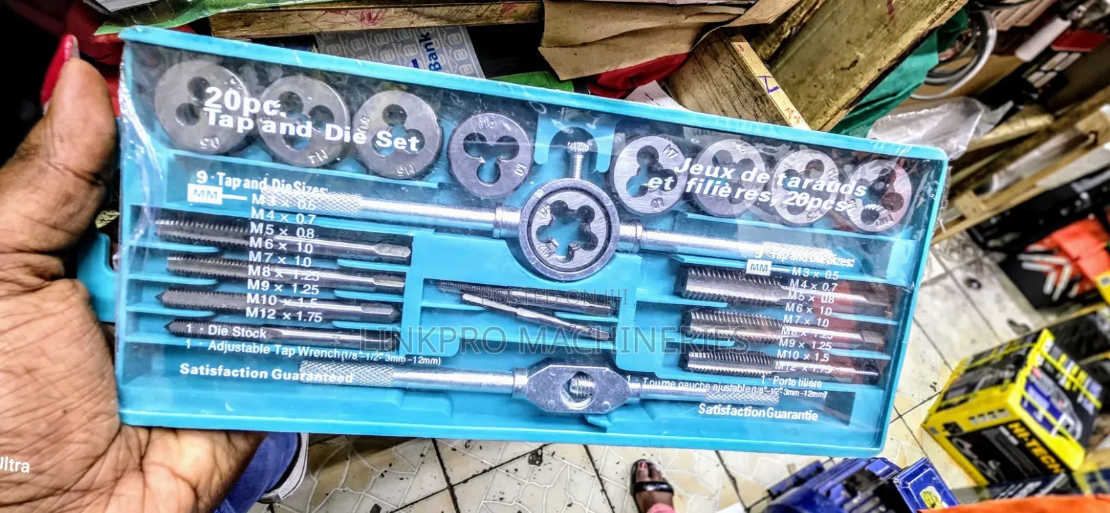 20 Pieces Tap and Die Set