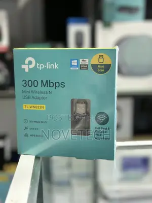 TP-Link WiFi Dongle 300 MBPS Wireless Network Wi-Fi Adapter PC Desk