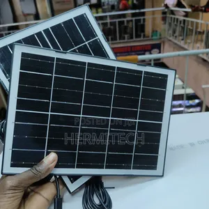 Portable 8W Solar CCTV Panel With Type-C Connection