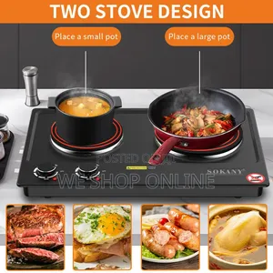 Sokany Double Electric Stove