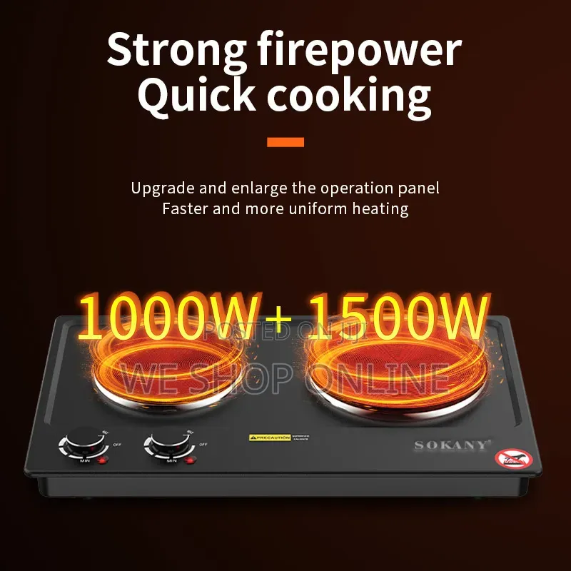 Sokany Double Electric Stove