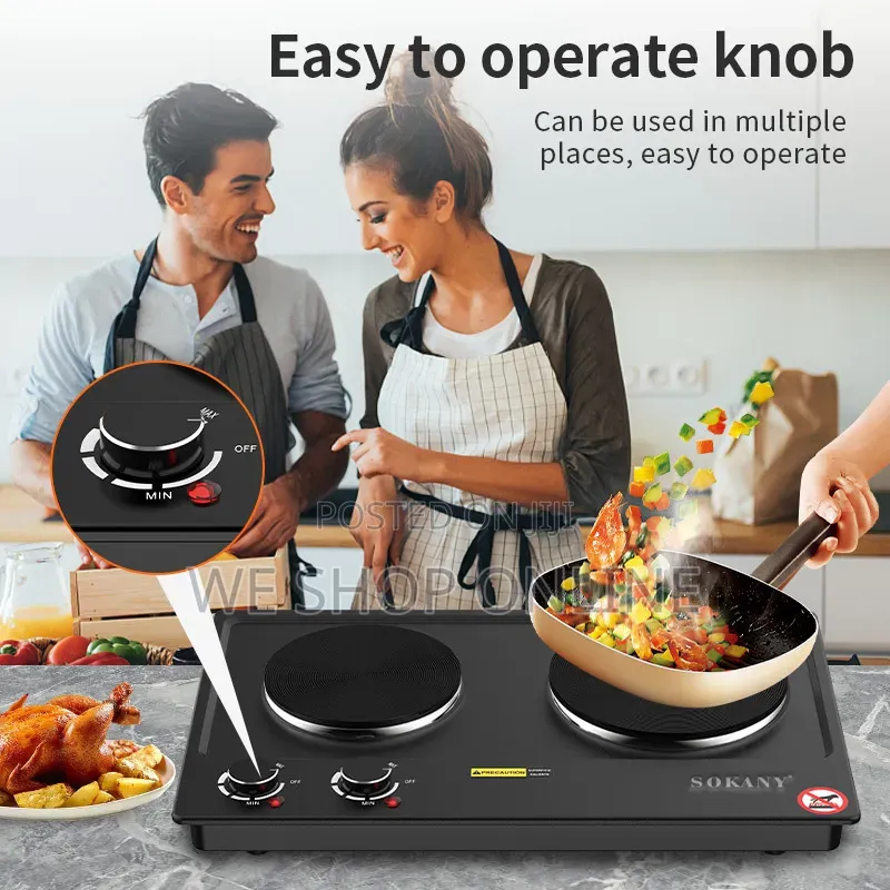 Sokany Double Electric Stove