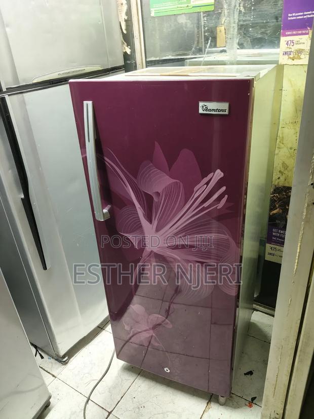 Dark Maroon Ramtoms Single Door Fridge
