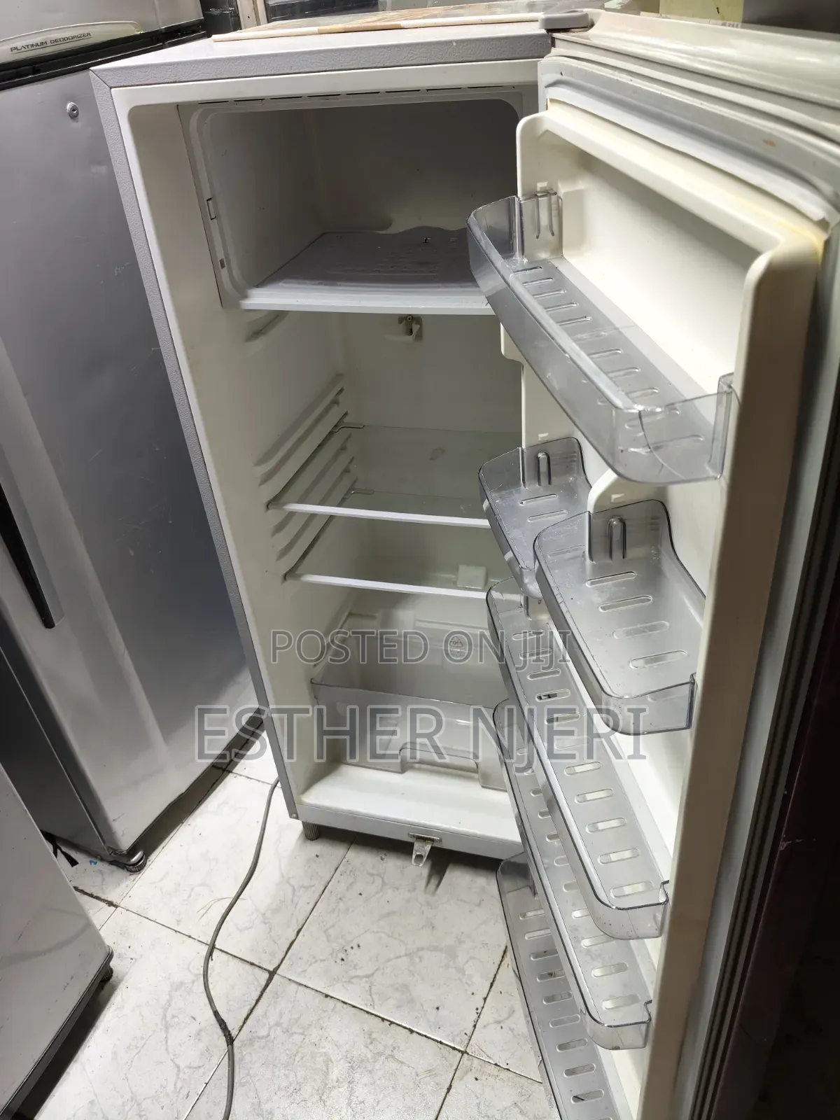 Dark Maroon Ramtoms Single Door Fridge