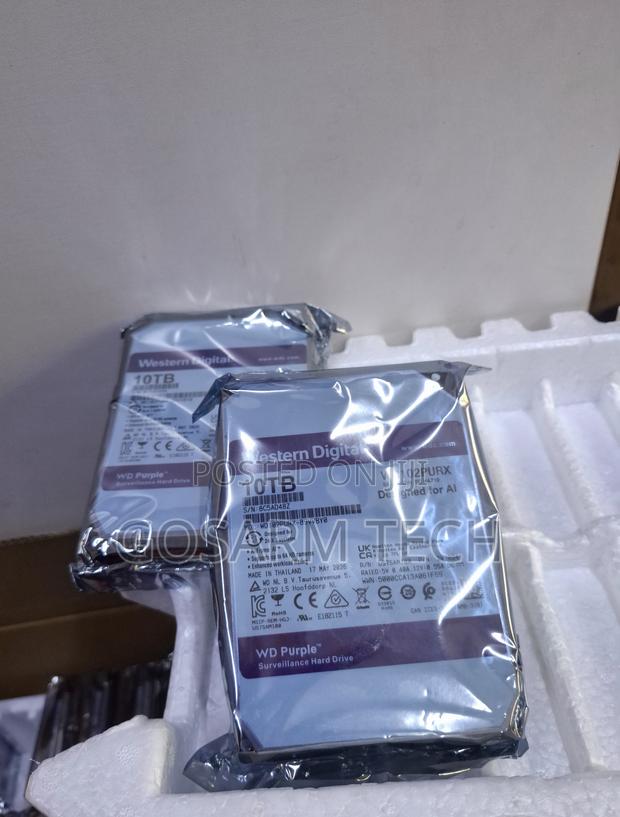 10TB WD Purple Surveillance Hard Disk - main view