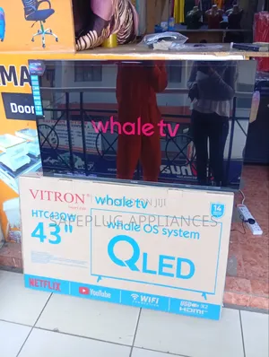 Vitron 43 Inch QLED Smart TV With Whale OS – Modern Home Entertainment
