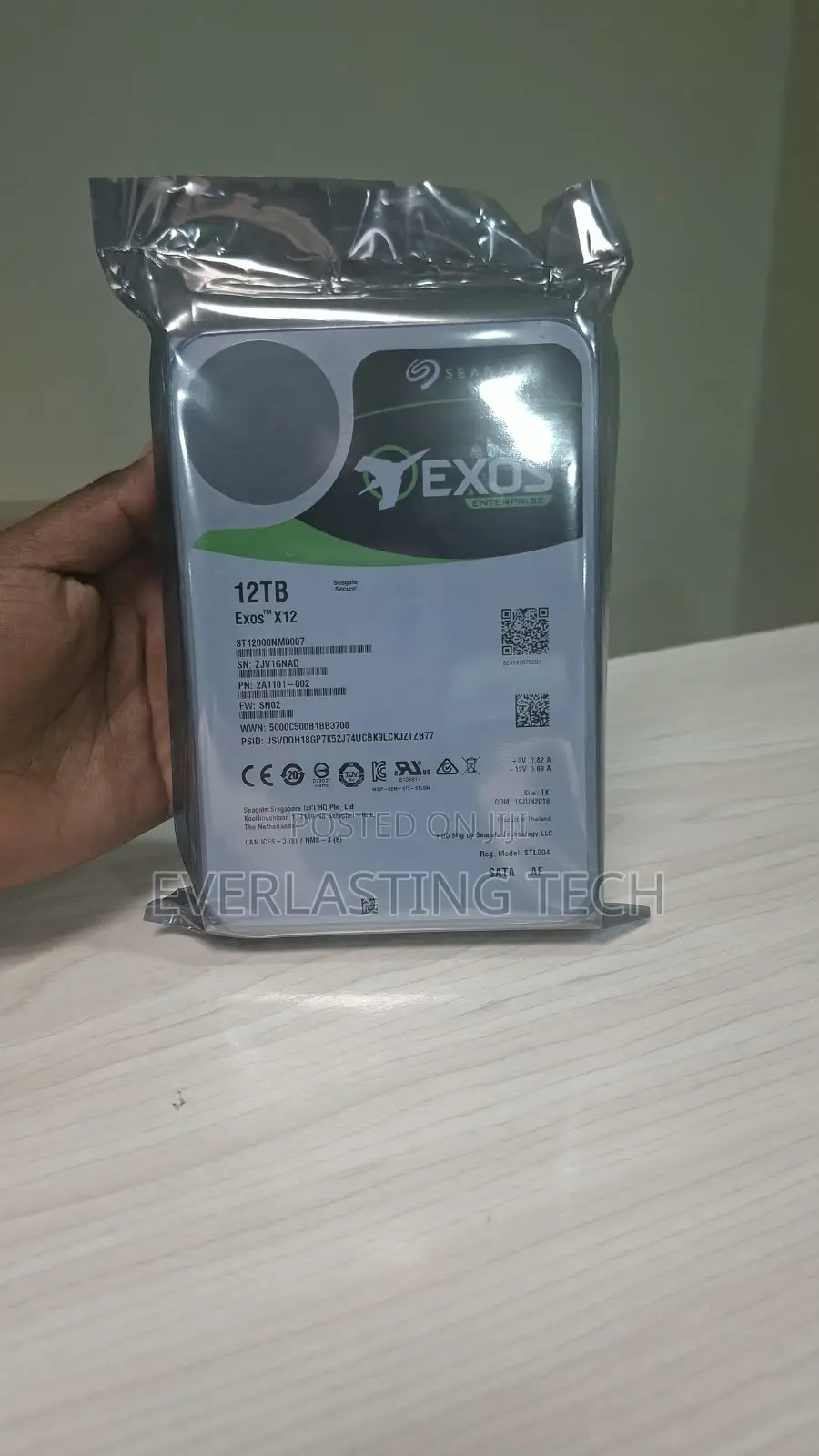 Seagate Exos 12TB Enterprise HDD