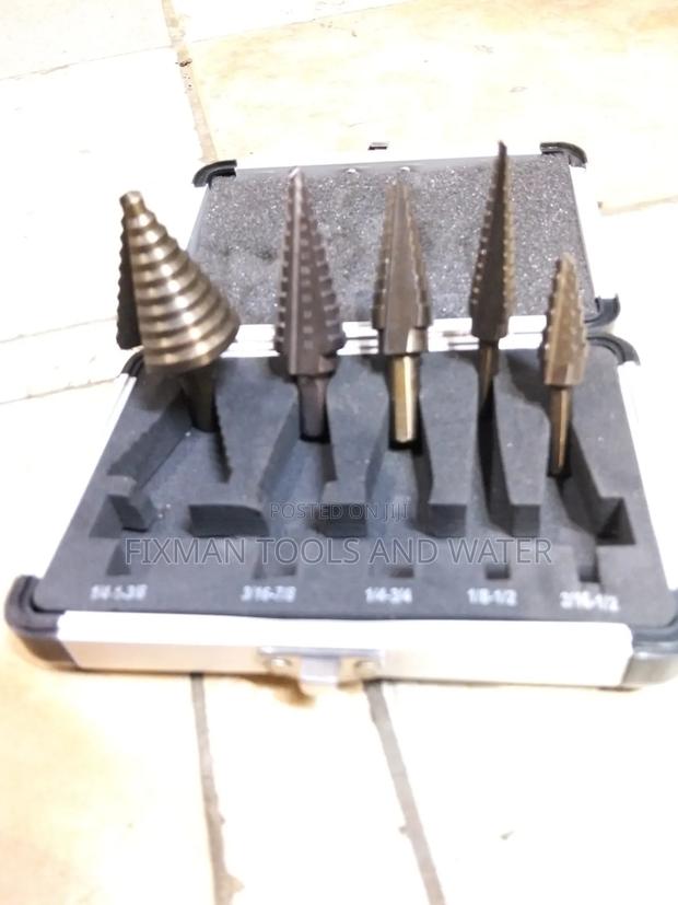 Step Bits Set 5 in 1 Original Quality for Metal Drill Bit - thumbnail 2