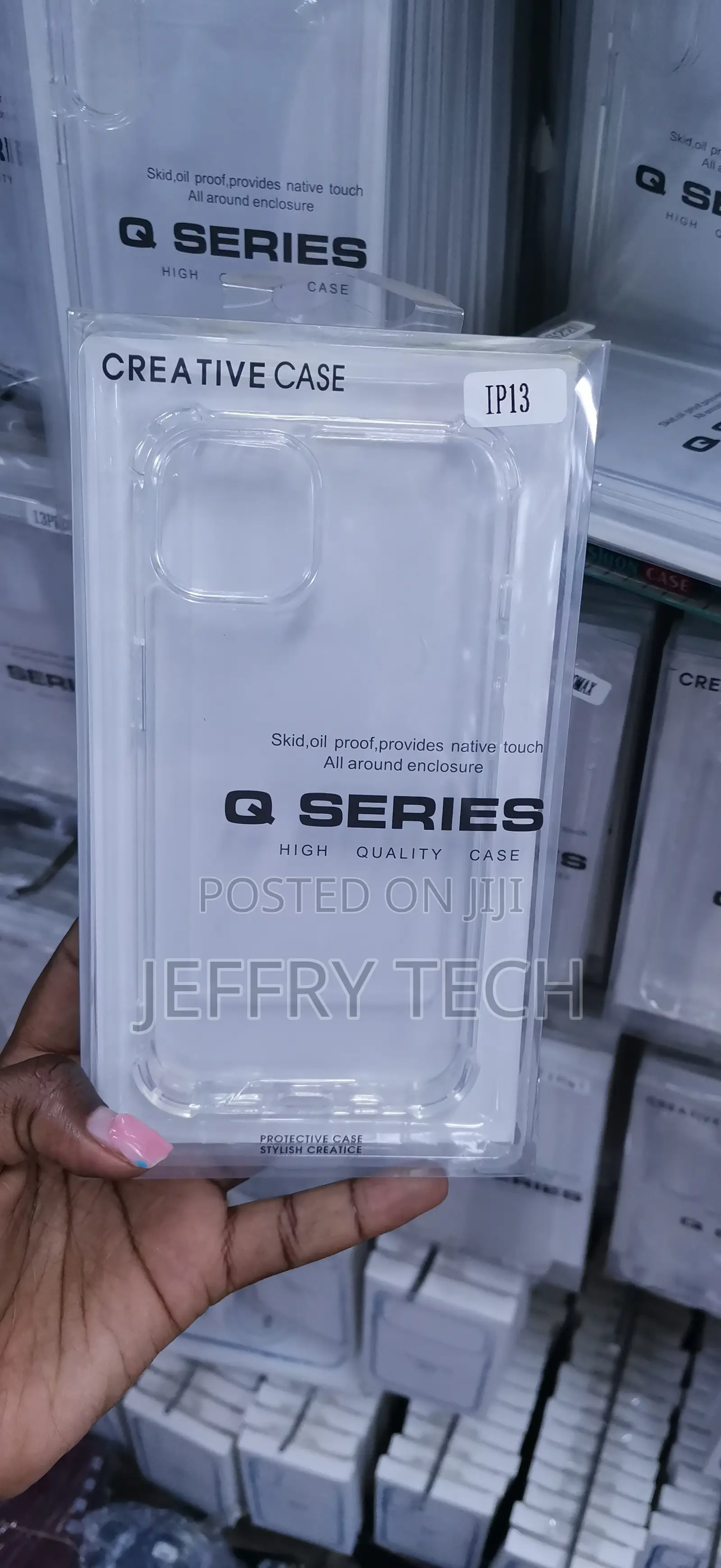 Q Series Creative Case Clear Protective Phone Case for the iPhone 13