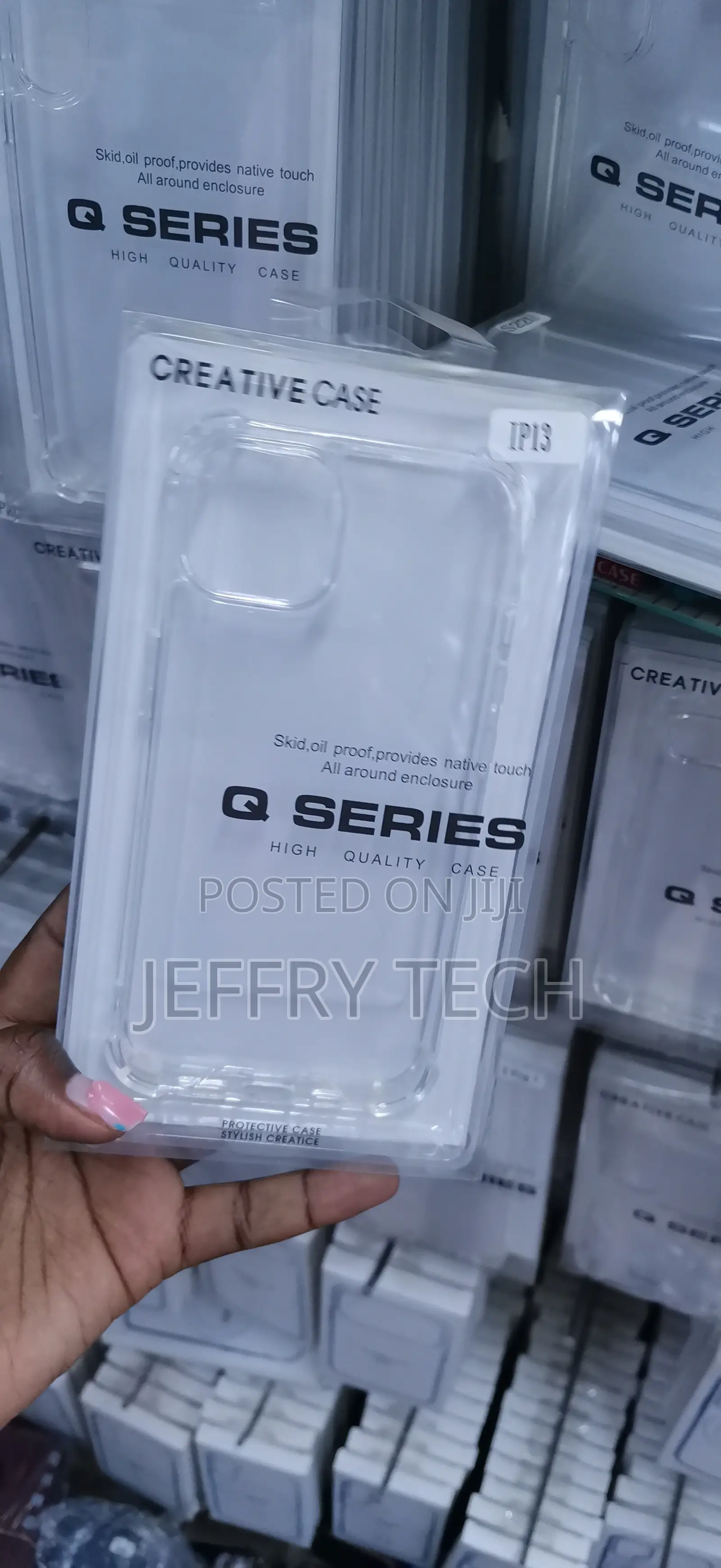 Q Series Creative Case Clear Protective Phone Case for the iPhone 13