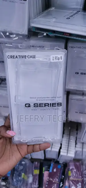 Creative Case Q Series Clear Case for Samsung Galaxy Z Flip 6.