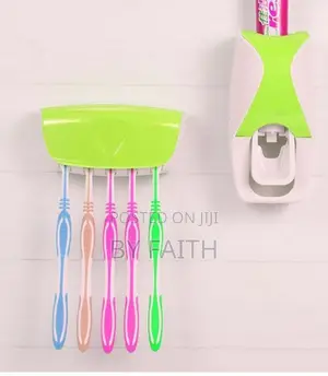 Creative Home5 Toothbrush Holder and an Automatic Toothpaste Dispenser