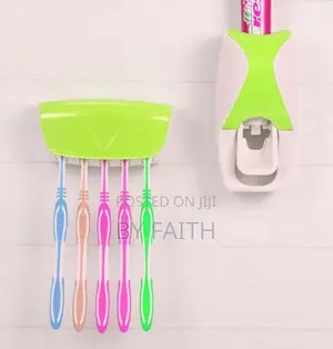 Creative Home5 Toothbrush Holder and an Automatic Toothpaste Dispenser