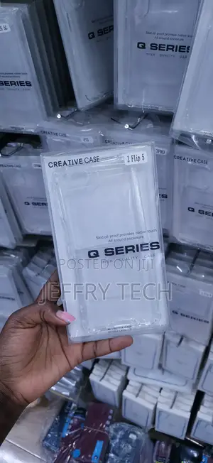 Q Series Clear Protective Case Case Is for Samsung Galaxy Z Flip 5,