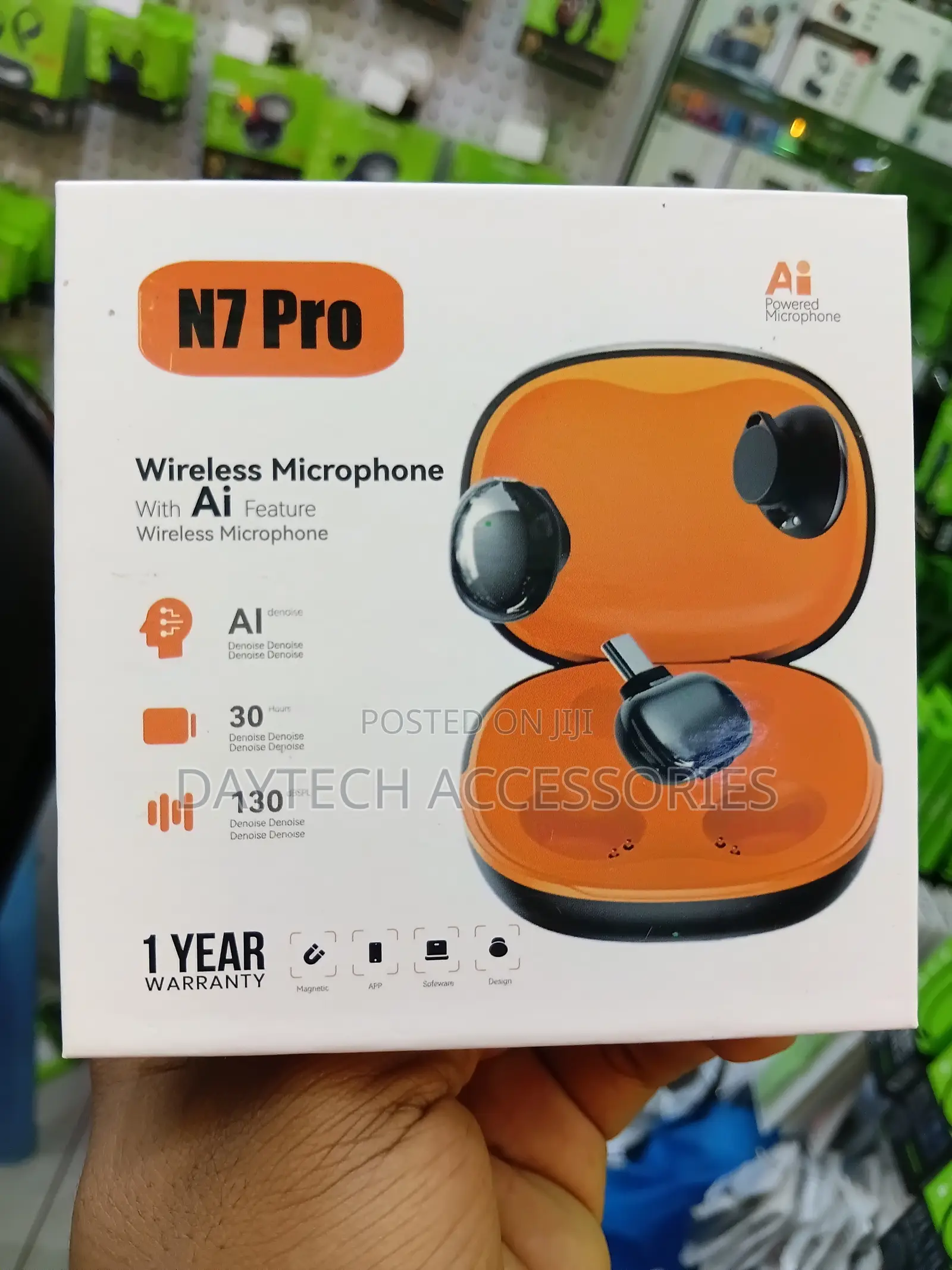 N7 Pro ANC Tiny Magnetic Wireless Microphone.