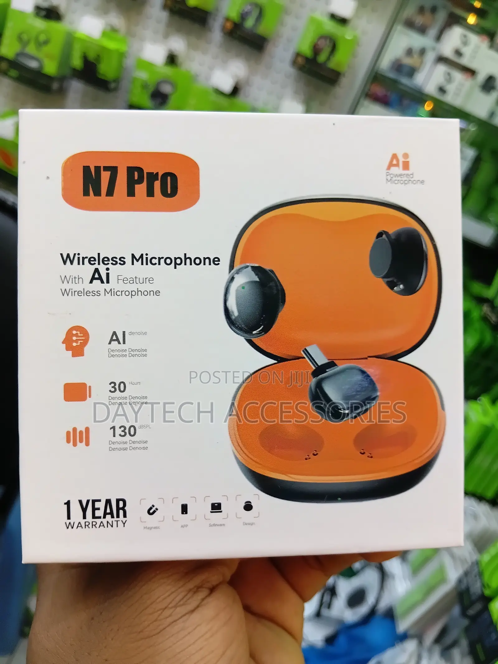 N7 Pro ANC Tiny Magnetic Wireless Microphone.