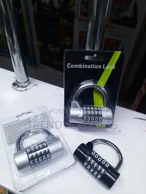 Resettable 5 Wheel Password Padlock for Gates and Lockers