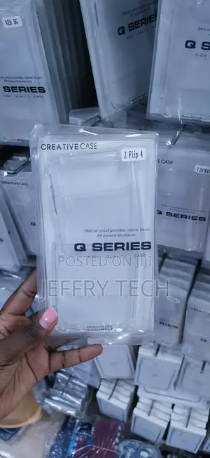 Q Series Clear TPU/Hard Plastic Case for Samsung Galaxy Z Flip 4