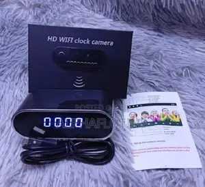 Table Clock Wifi Spy Camera Ideal Home Monitoring
