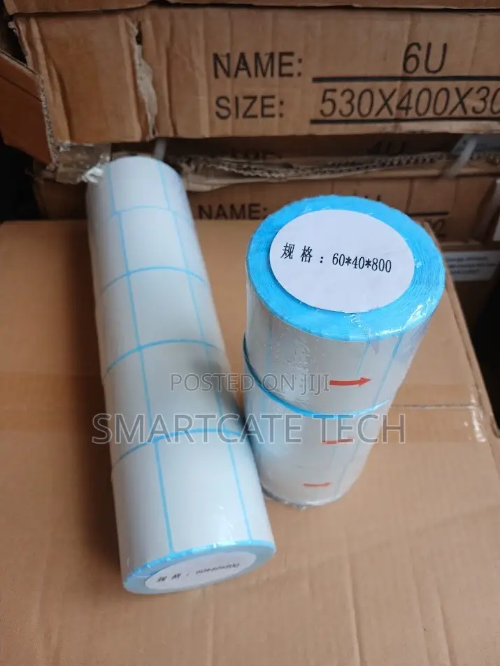 Affordable 60×40mm Thermal Label Rolls for POS & Barcode Printers