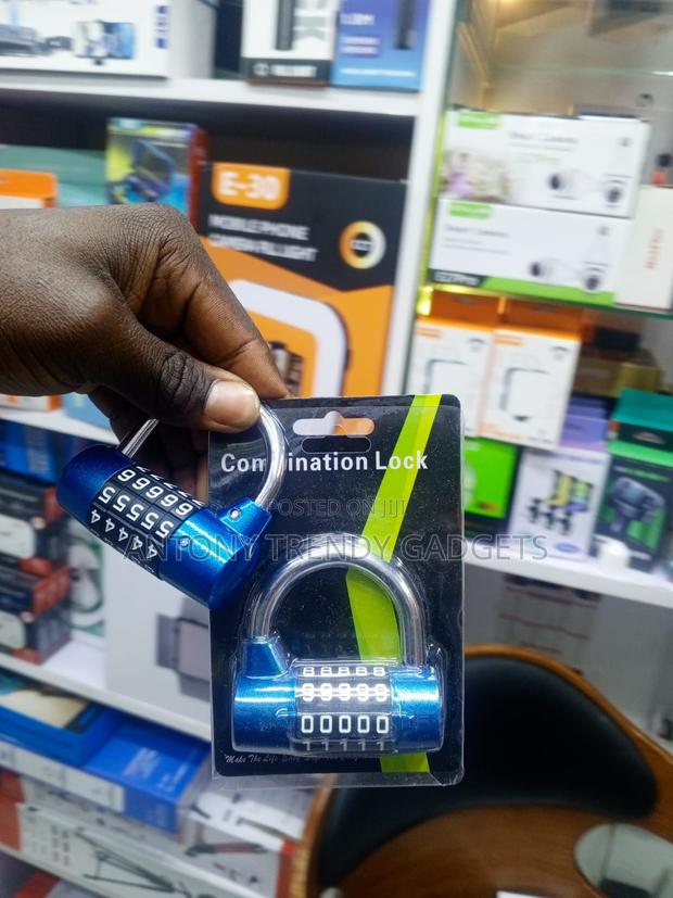 5 Digit Combination Padlock Heavy Duty Resettable Security Lock - main view