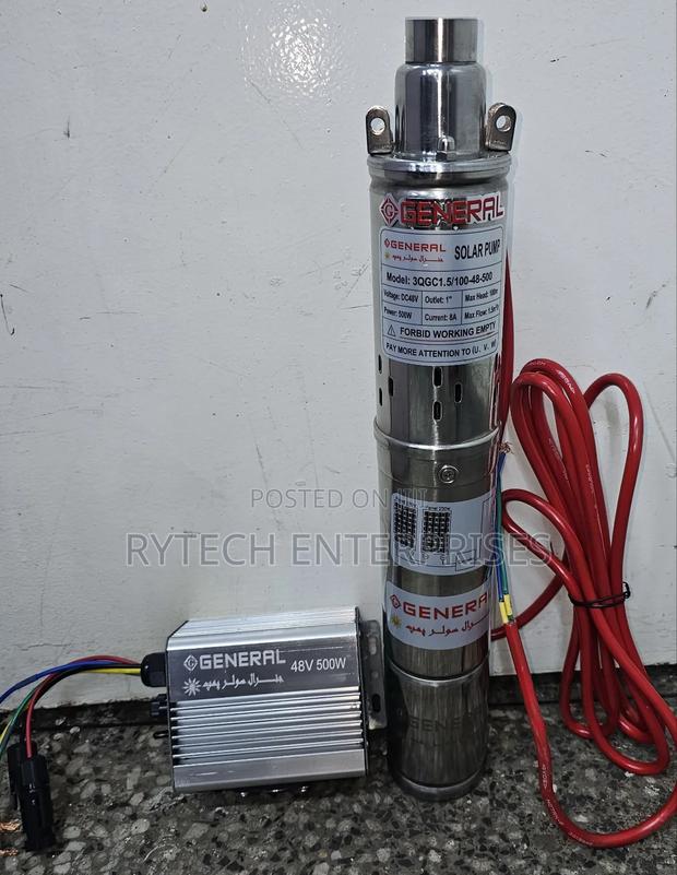 General 500watts Solar Submersible Water Pump 48v