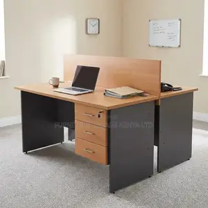 Workstation; 2 Way Custom Wooden Workstation With Storage