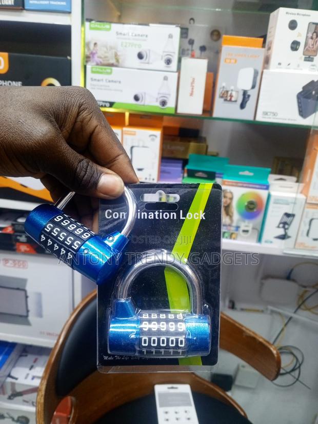 5 Digit Combination Padlock Heavy Duty Resettable Security Lock - thumbnail 2