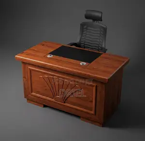 Office Desk : 120cm (1.2 Metres) Mahogany Finish Desk