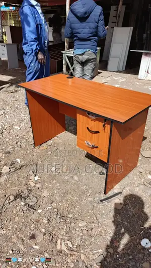 Executive Desk With Drawer Office Desk and Mesh Chair
