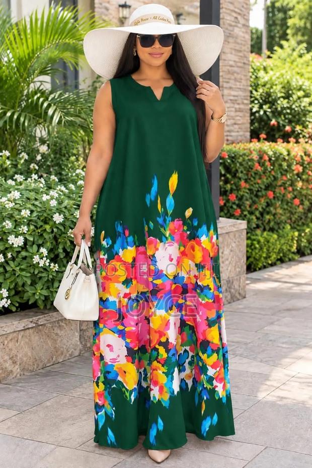 Sleeveless Floral Dress - thumbnail 2