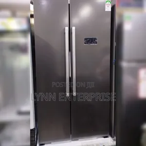 443 Litres Solstar Side by Side Nofrost Silver Refrigerator