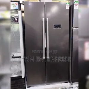 443 Litres Solstar Side by Side Nofrost Silver Refrigerator